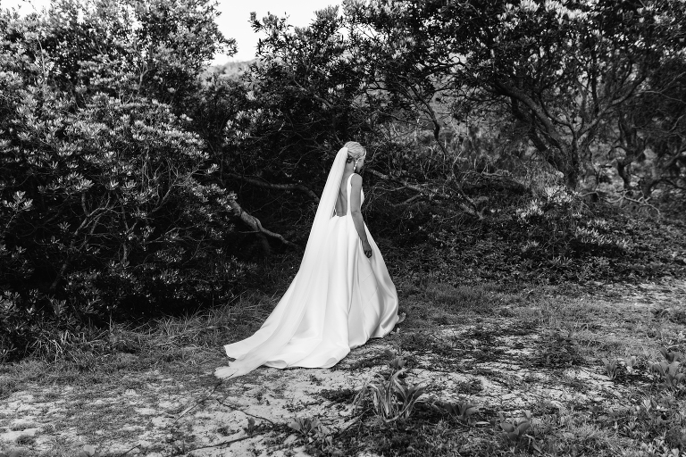 Bride on Beach Sunshine Coast Noosa